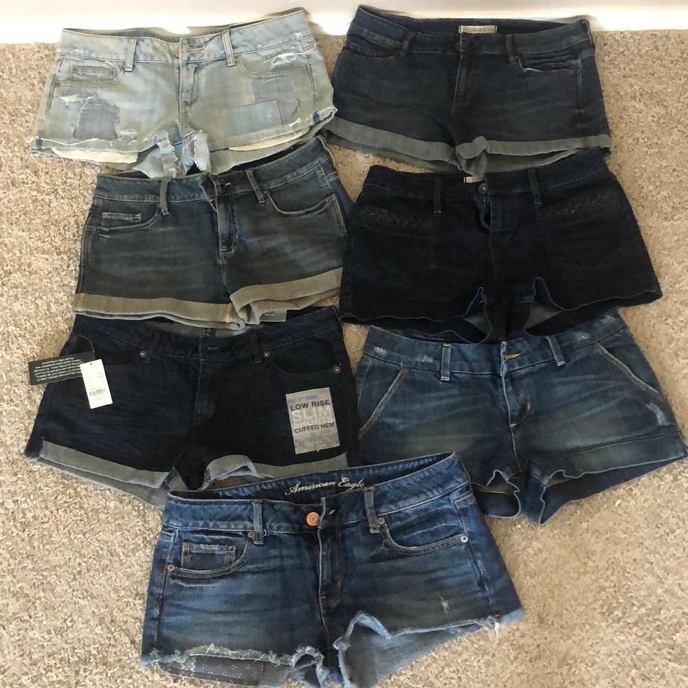 Jean shorts lot